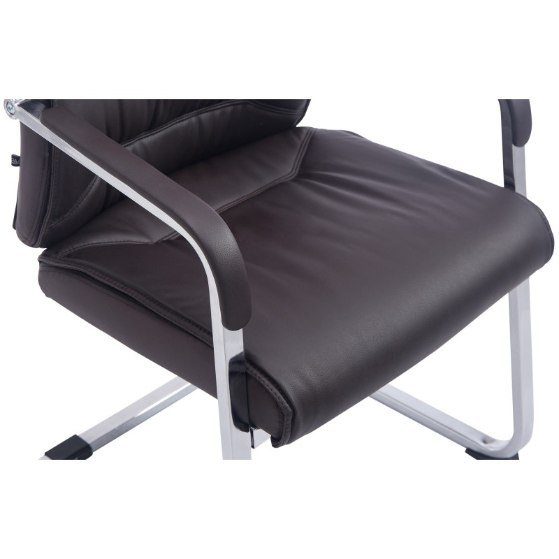 Silla de visita marrón Anubis XL