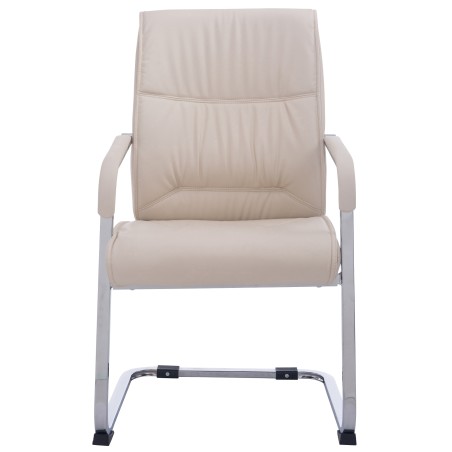 Silla de visita Anubis XL color crema