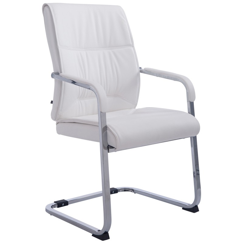Silla de visita blanca Anubis XL