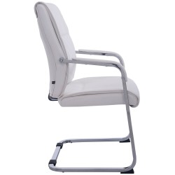 Silla de visita blanca Anubis XL