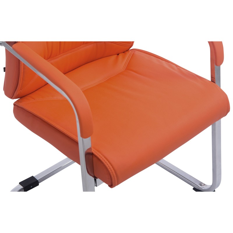 Silla de visita naranja Anubis XL