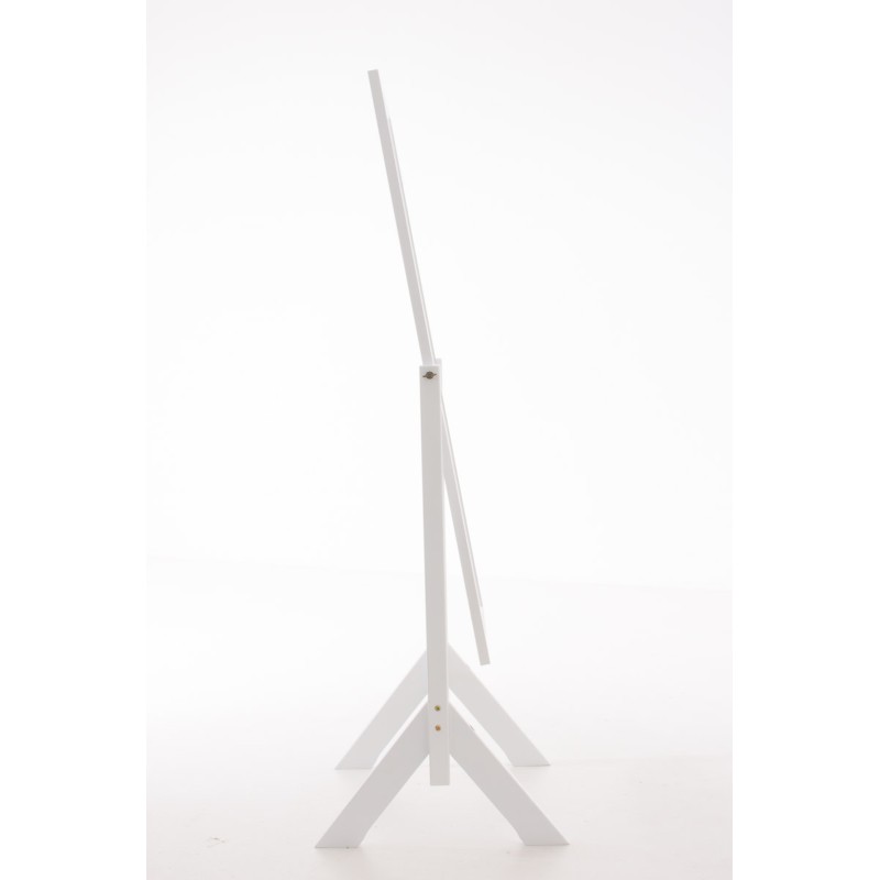 Espejo de pie blanco de Elvis