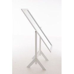 Espejo de pie blanco de Elvis