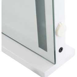 Espejo de maquillaje blanco Joliet