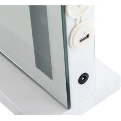 Espejo de maquillaje blanco Joliet