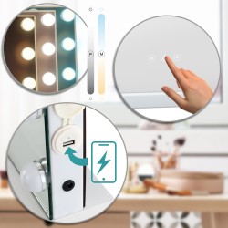 Espejo de tocador Marlene White