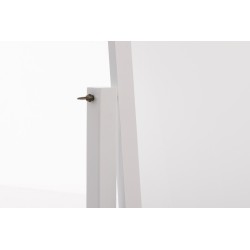 Espejo de pie blanco de Elvis