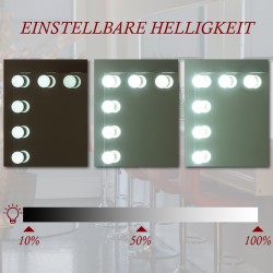 espejo de maquillaje blanco Palmdale