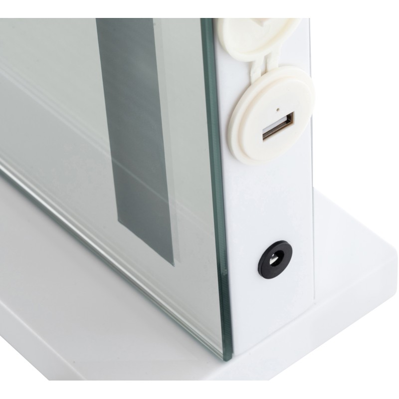 Espejo de maquillaje blanco Joliet