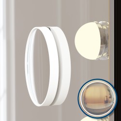 Espejo de maquillaje Norlina sin Bluetooth, negro