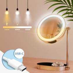 espejo de tocador blanco Winslet