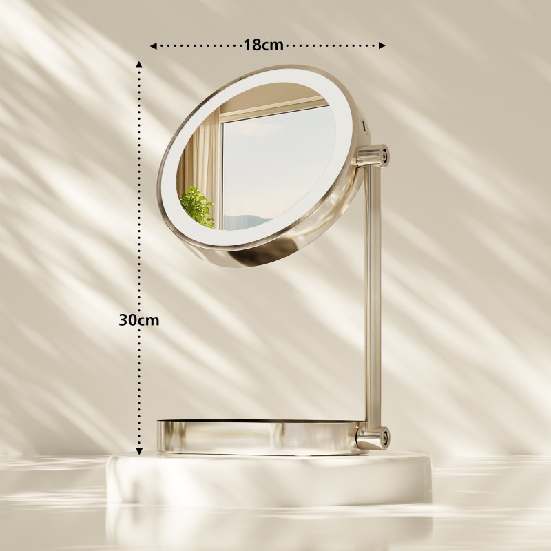 espejo de tocador blanco Winslet