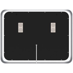 Espejo de baño Jericho de 60x80 cm con Bluetooth y cristal transparente