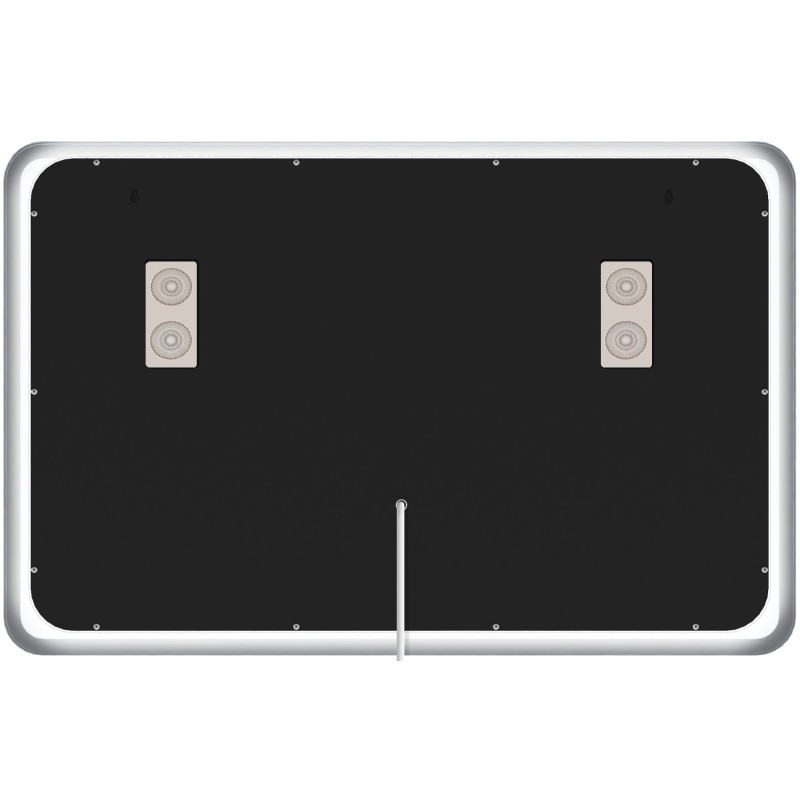 Espejo de baño Jericho de 70x100 con Bluetooth y cristal transparente