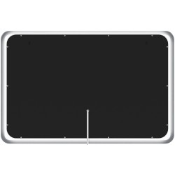 Espejo de baño Jericho 70x100 sin Bluetooth, cristal transparente