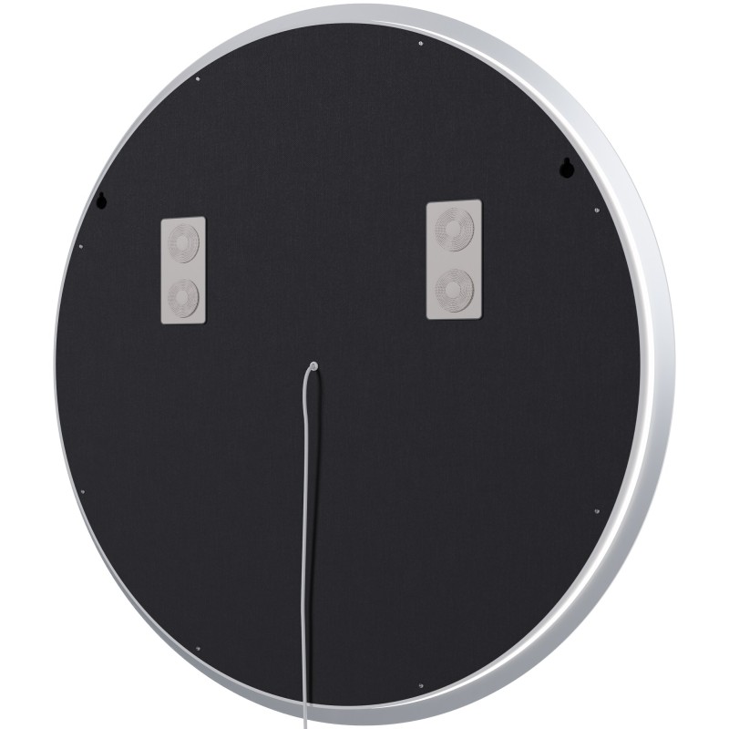 Espejo de baño Laconia 80 con Bluetooth, cristal transparente