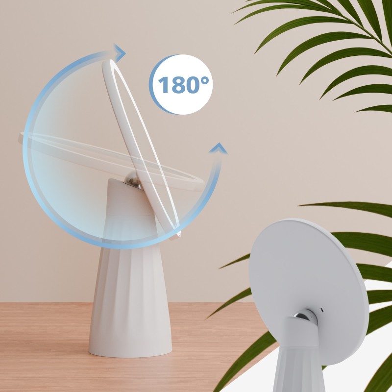 espejo de maquillaje blanco Carrey