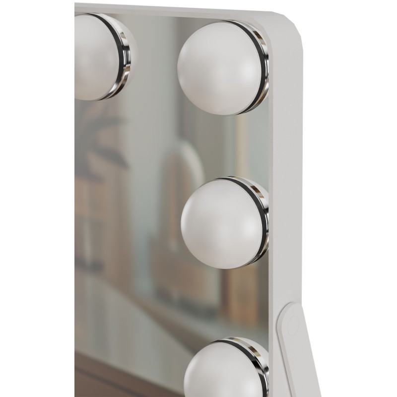 espejo de maquillaje blanco Balian