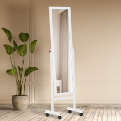 Espejo de pie cuadrado Yolanda White