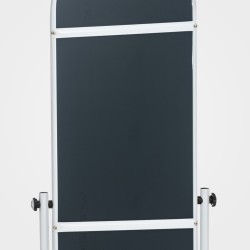 Espejo de pie ovalado blanco Nane