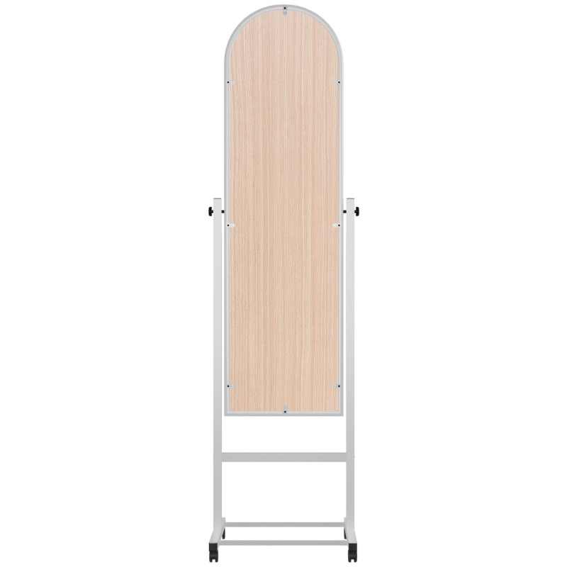 Espejo de pie blanco