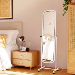 Espejo de pie cuadrado blanco Medusa