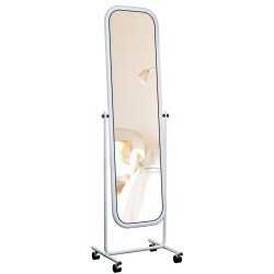 Espejo de pie cuadrado blanco Medusa