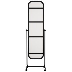 Espejo de pie cuadrado negro Medusa