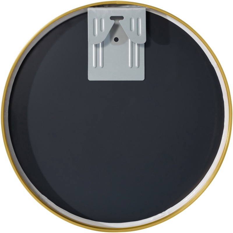 Espejo de pared Elsie S, acabado dorado brillante