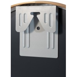 Espejo de pared Elsie S, oro mate