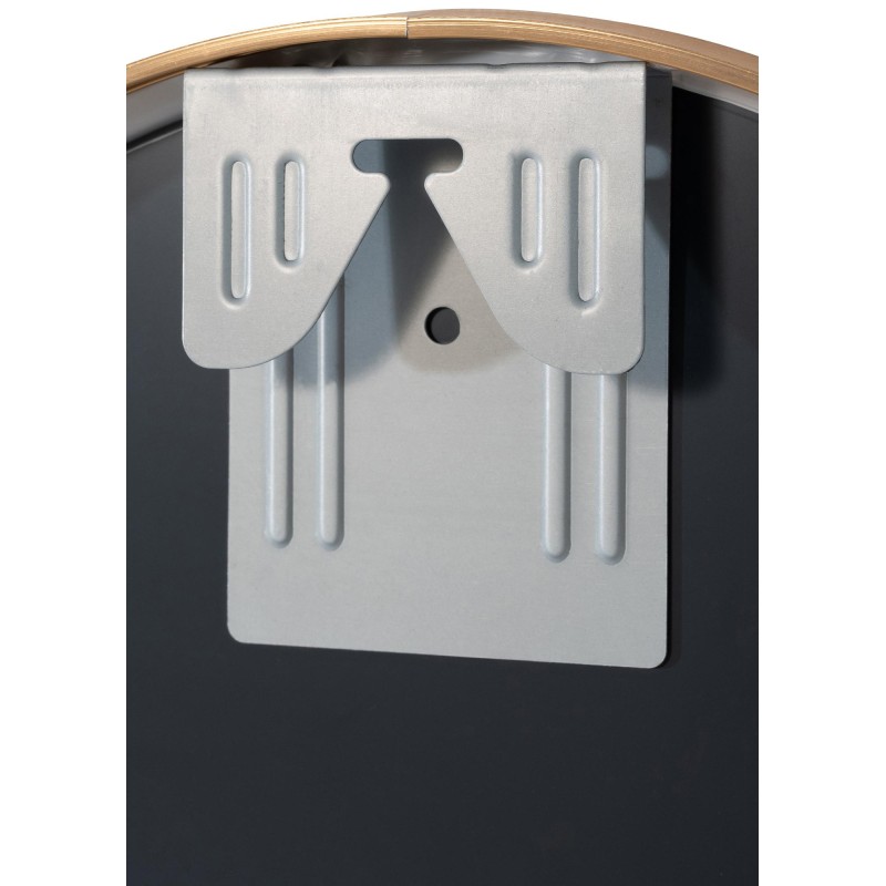 Espejo de pared Elsie S, oro mate