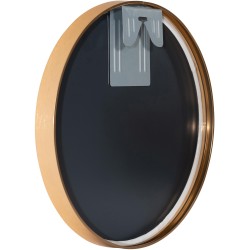 Espejo de pared Elsie S, oro mate