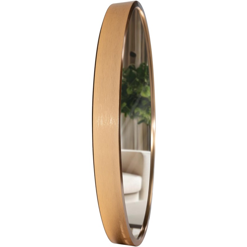 Espejo de pared Elsie S, oro mate