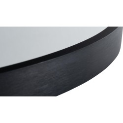 Espejo de pared Elsie M, negro