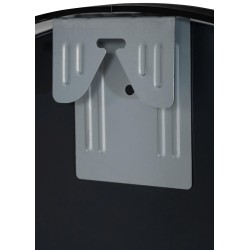 Espejo de pared Elsie M, negro