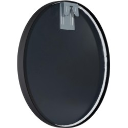 Espejo de pared Elsie M, negro