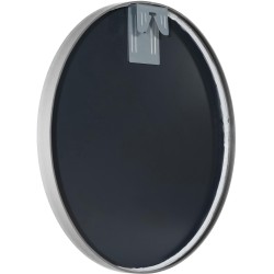 Espejo de pared plateado Elsie M