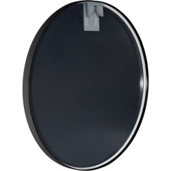 Espejo de pared Elsie L, negro