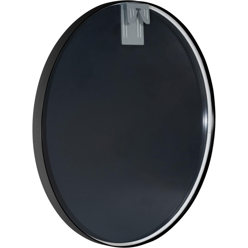 Espejo de pared Elsie L, negro