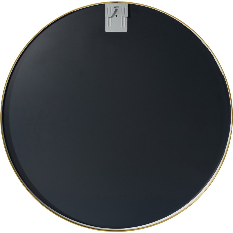 Espejo de pared Elsie XL, acabado dorado brillante