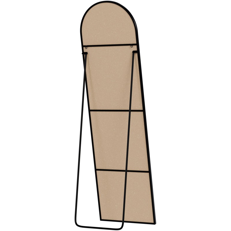 Espejo Moline 140x40 cm negro mate