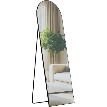 Espejo Moline 150x50 cm negro mate