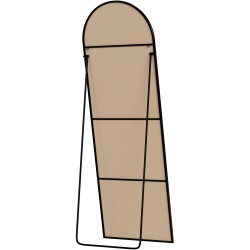 Espejo Moline 150x50 cm negro mate