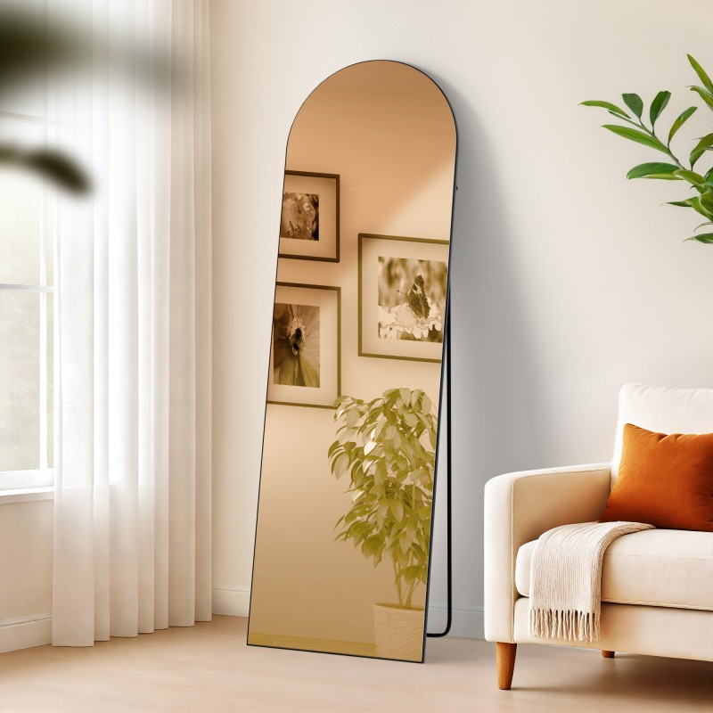 Espejo Moline 160x50 cm negro mate