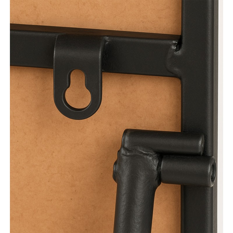 Espejo Moline 160x50 cm negro mate