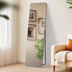 Espejo Gurnee 140x40 cm negro mate