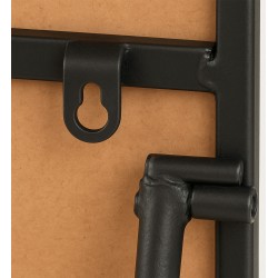 Espejo Gurnee 140x40 cm negro mate