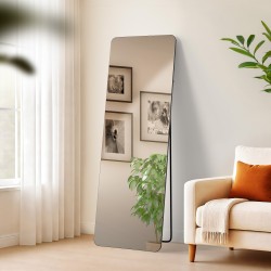 Espejo Gurnee 150x50 cm negro mate