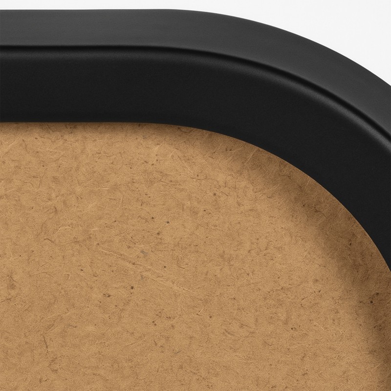 Espejo Gurnee 160x50 cm negro mate