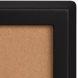 Espejo Benicia 140x40 cm negro mate